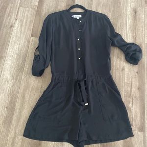 Jennifer Lopez Black Shorts Romper Size 10